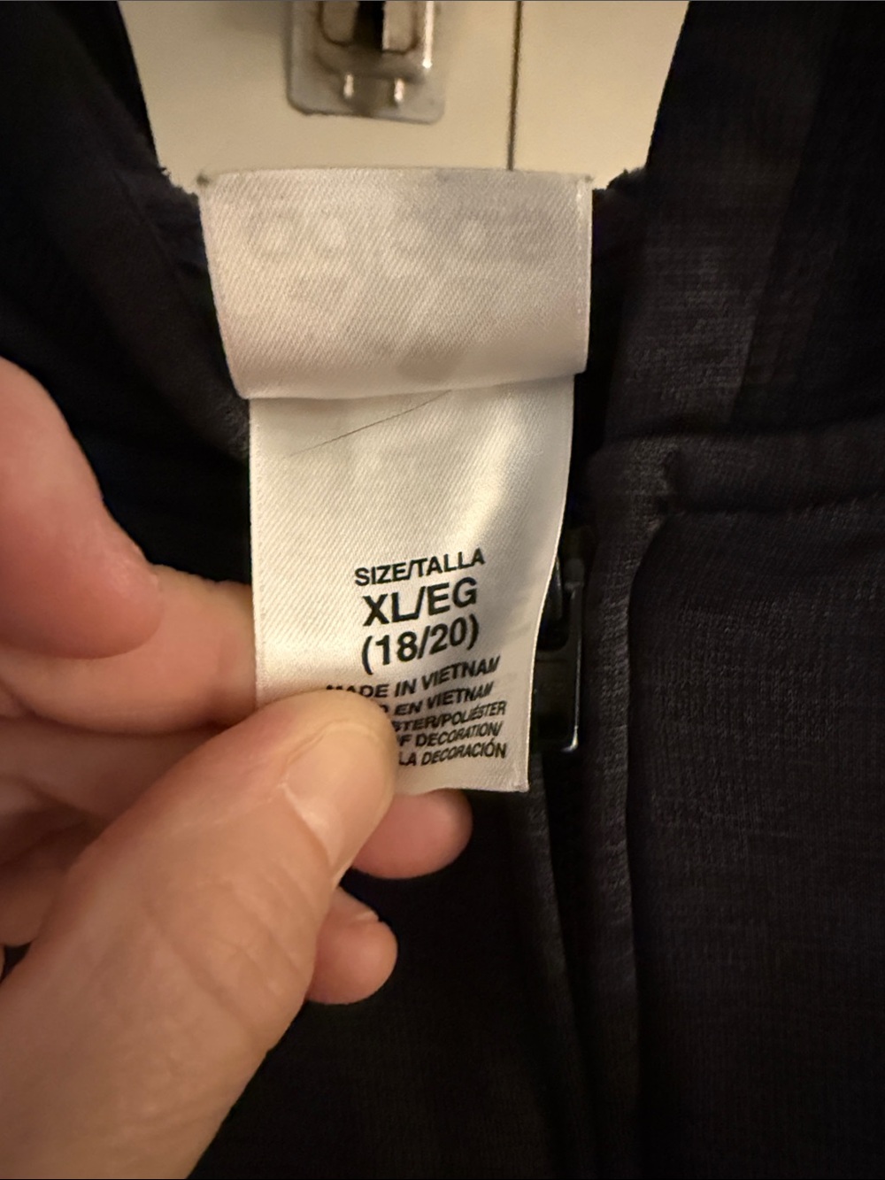 adidas Black Hoodie with White Three-Stripes - Picture 2 of 4